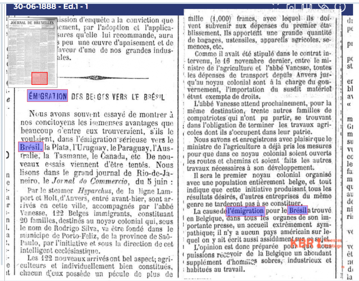 Journal de Bruxelles 30 06 1888