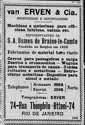 BIBLIOTECA NACIONAL - Hemeroteca Digital Brasileira - Usines Braine-le-Comte