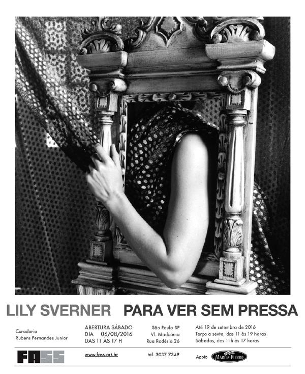Lily Sverner Exposição Para ver sem pressa