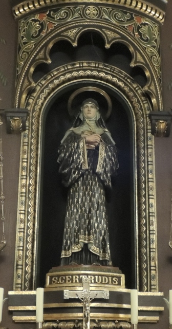 Standbeeld H. Gertrudis São Bento São Paulo Van Emelen