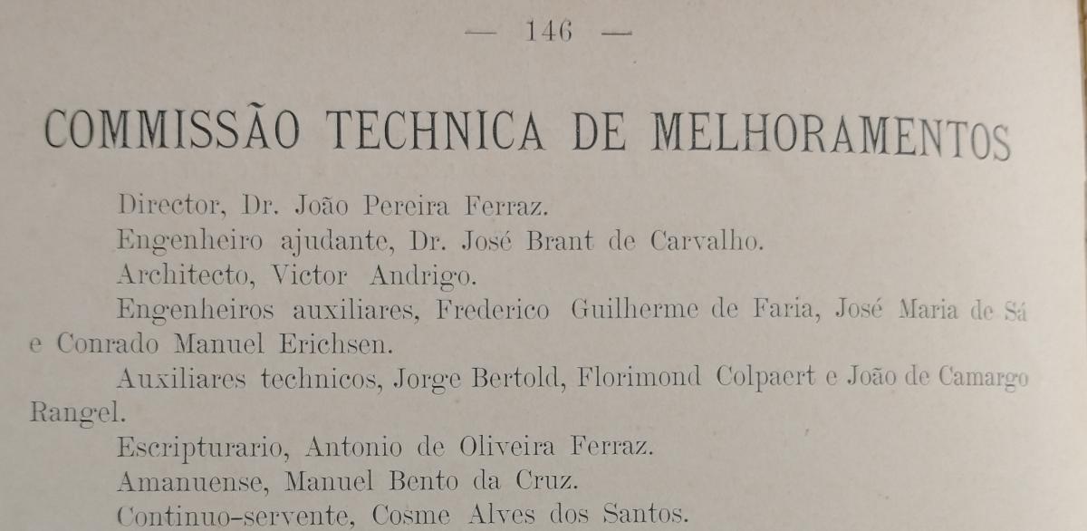Commissão Technica de Melhoramentos da Intendência de Obras do Município de S. Paulo