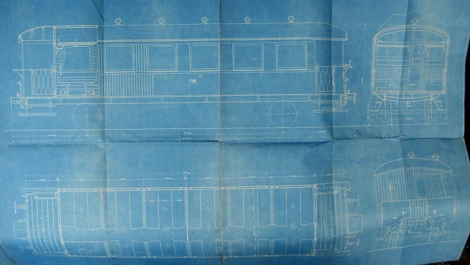 Ragheno spoorwegwagon 1923 - 3° klasse